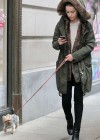 Amber Heard - With her puppy in Philadelphia